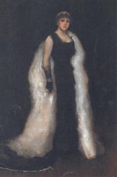 James Abbot McNeill Whistler Arrangement in Black No 5:Lady Meux